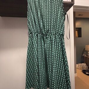 Houndstooth print summer dress